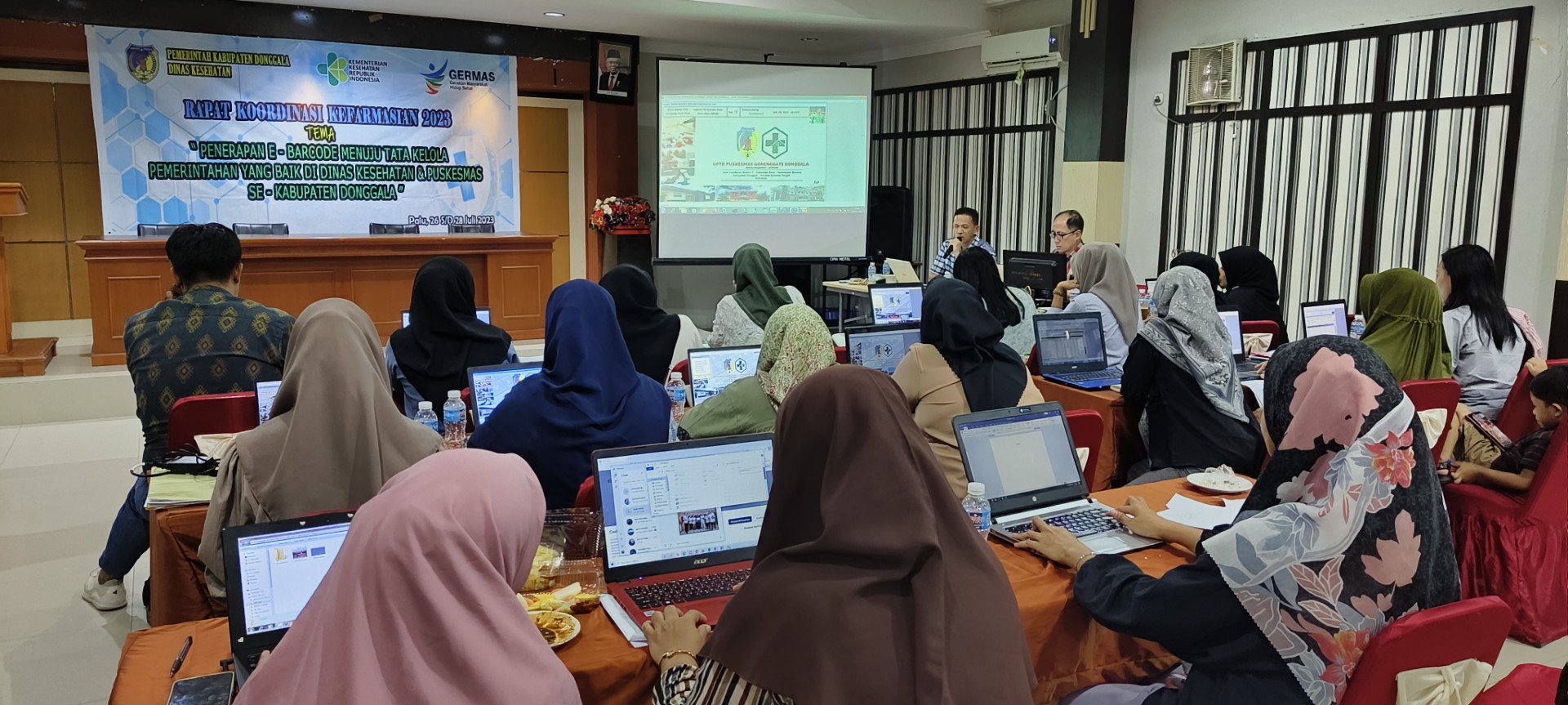 Pelatihan untuk implementasi Puskesmas di Kabupaten Donggala